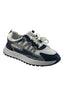 White / Navy Blue