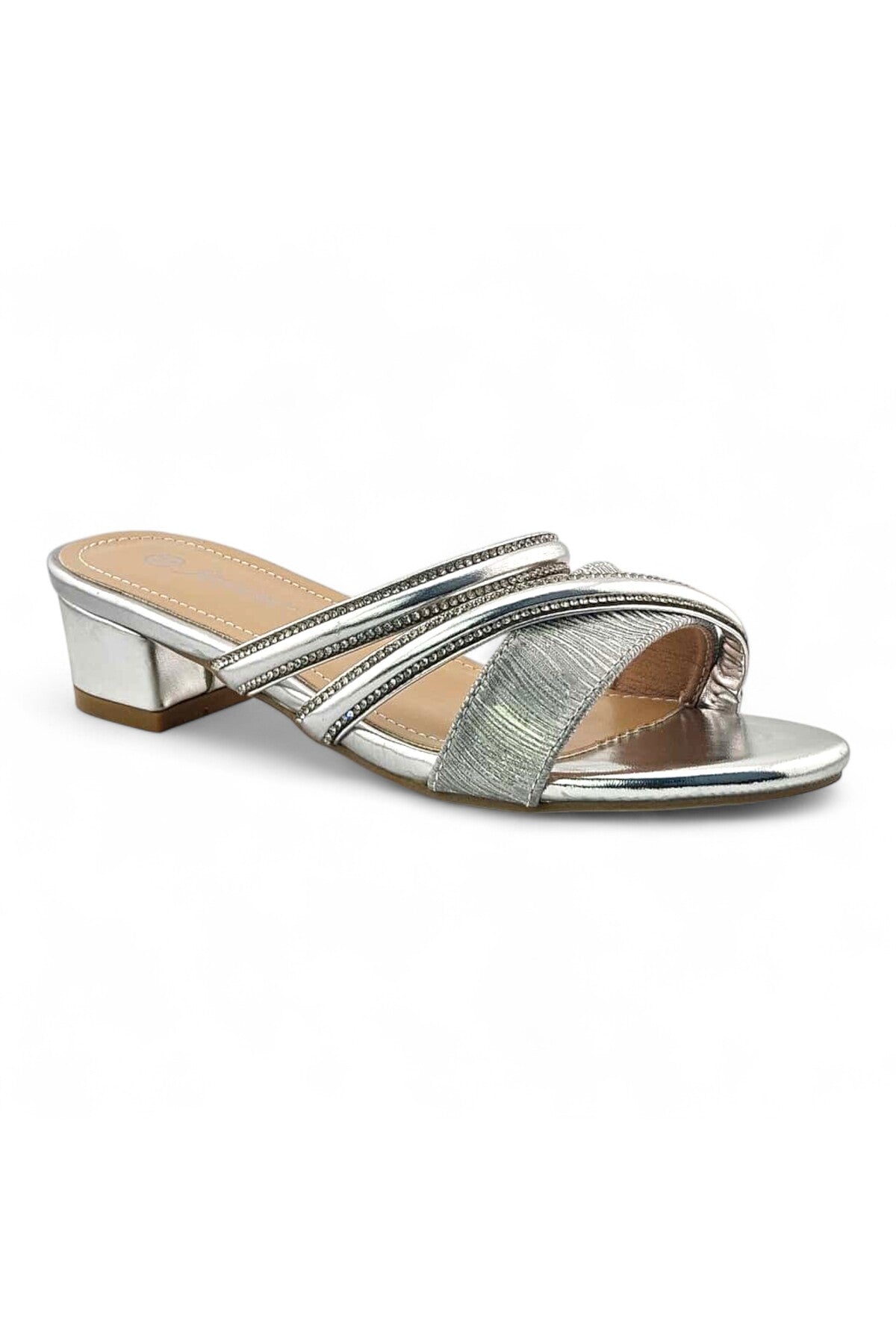 Jasmine Double-Strap Slip-On Kids Sandals | 11-3 Secondary image
