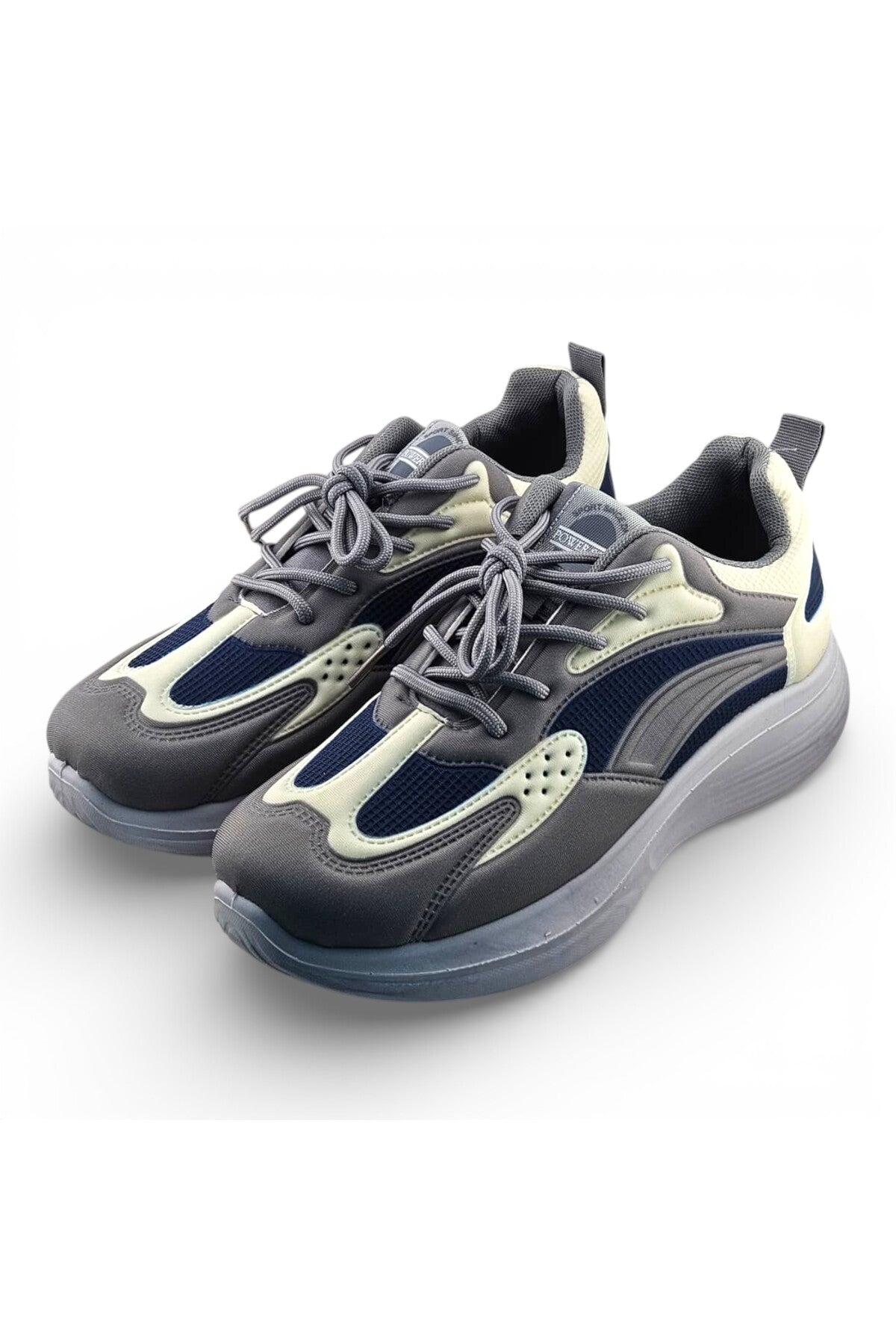Navy Blue / Dark Grey / Off White