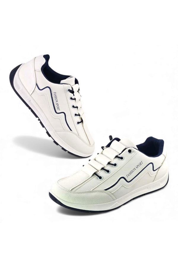 White / Dark Blue