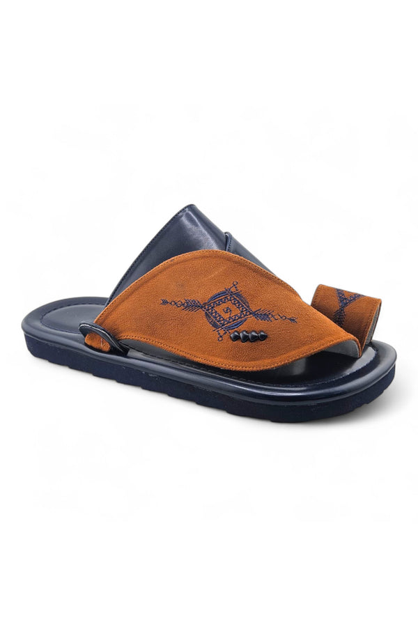 Dark Mustard / Navy Blue