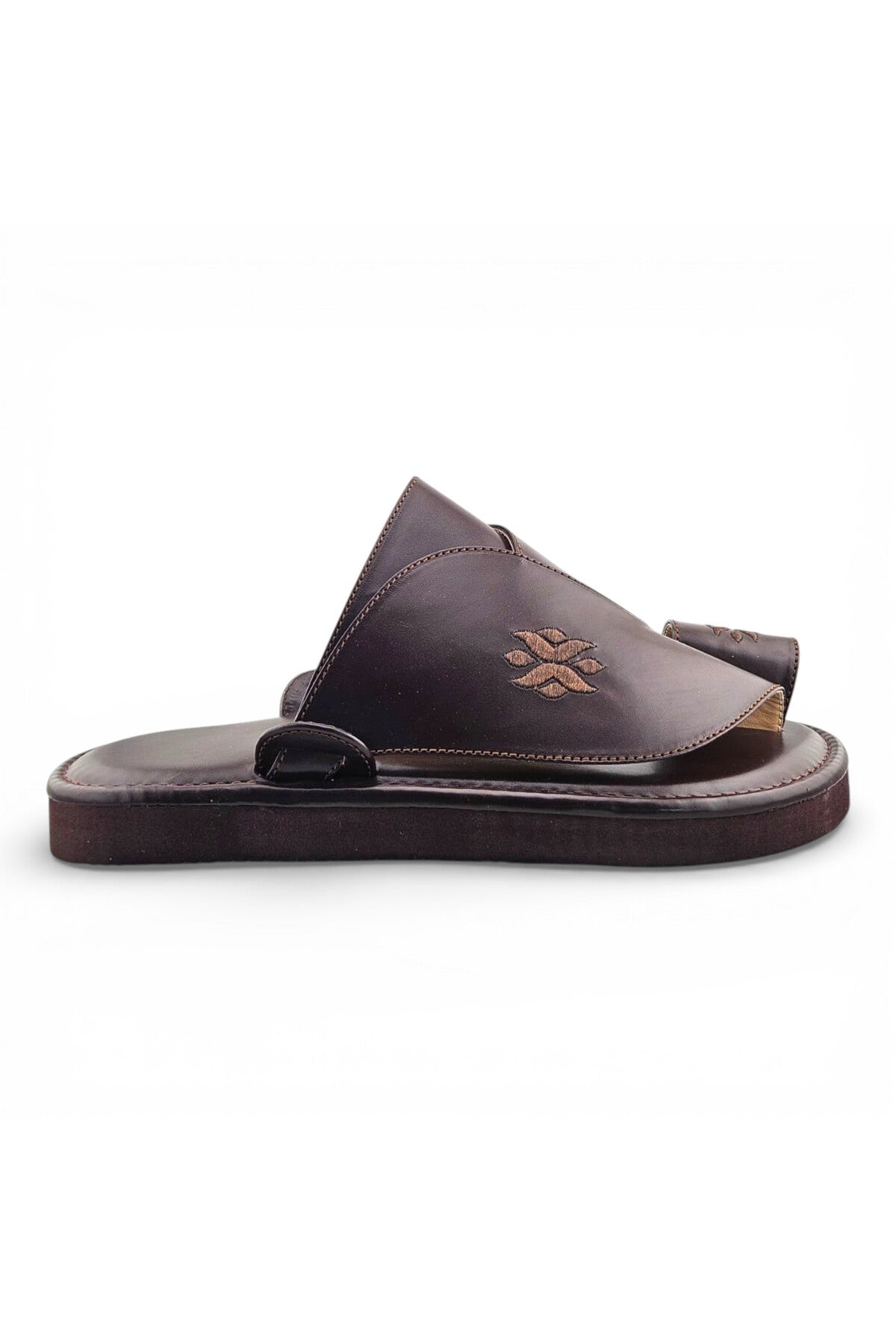 Footprint Embroidered Comfort Arabic Sandals for Men | WJH 1037 Secondary image