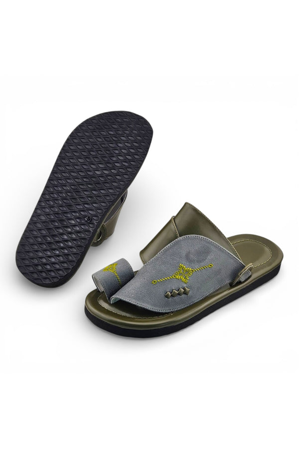 Olive Green / Grey