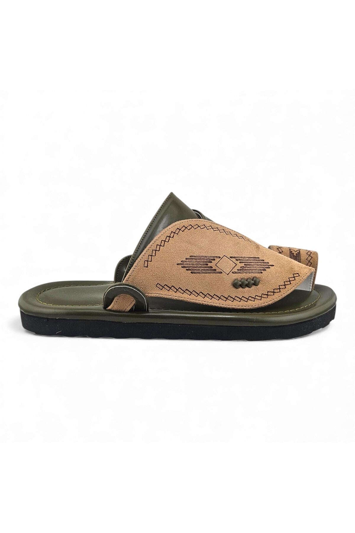 Camel / Olive Green
