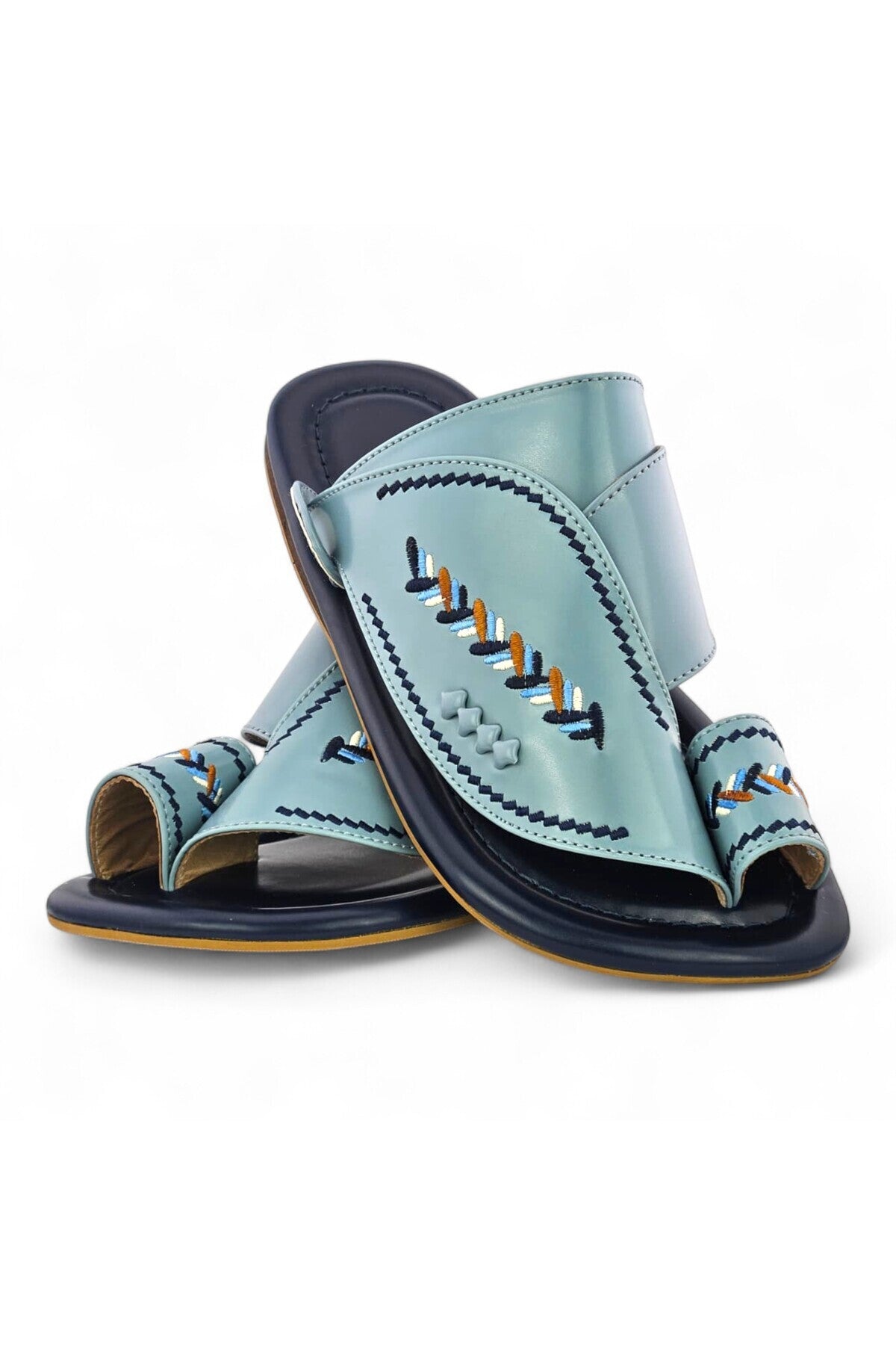 Light Sky Blue / Navy Blue