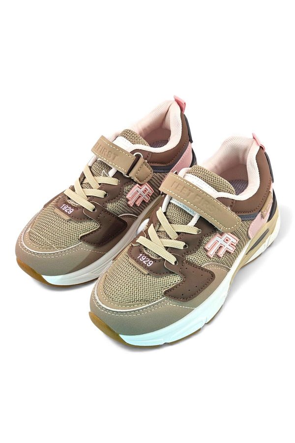 Khaki / Pink