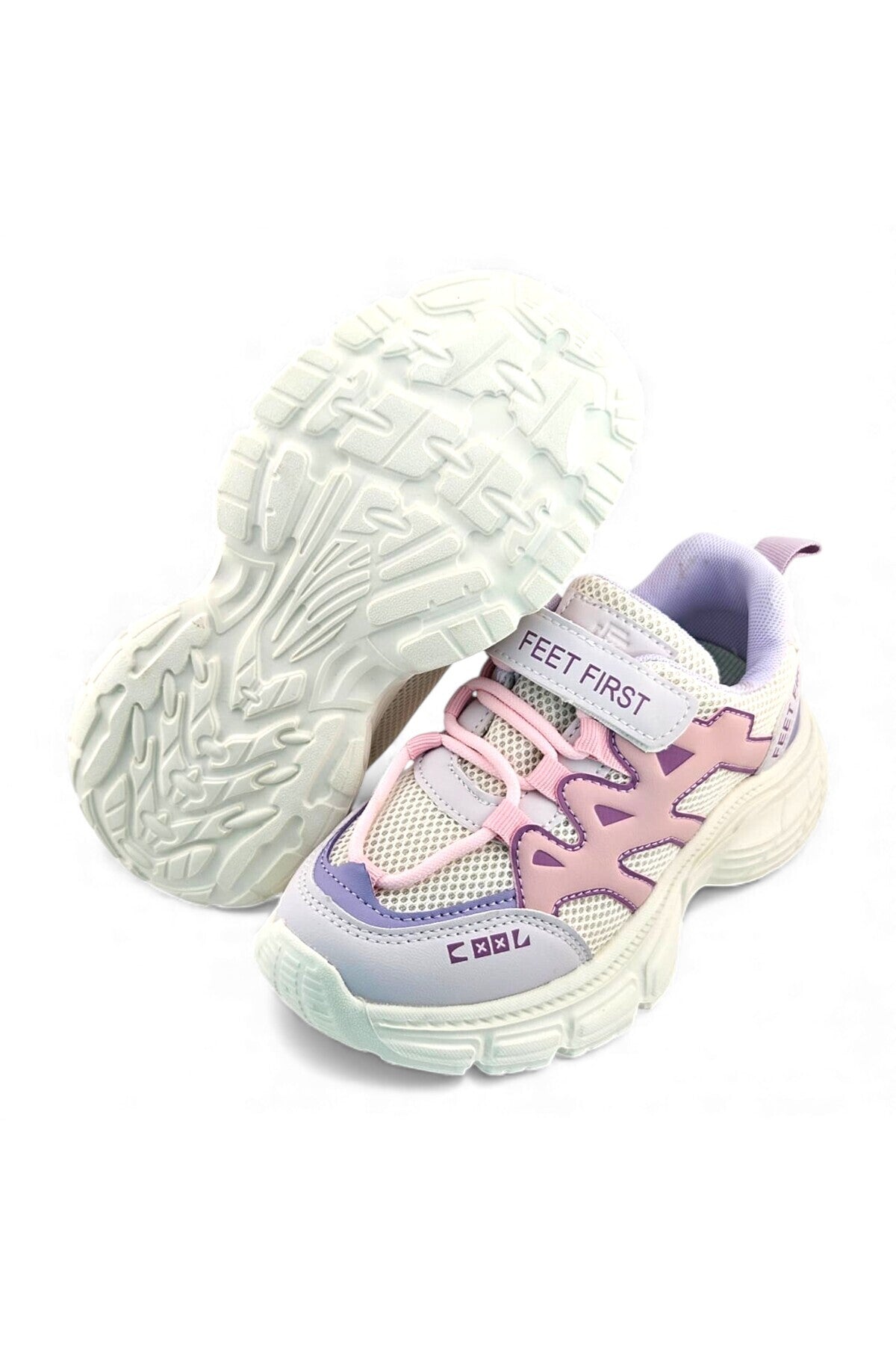 Beige / Purple / Pink