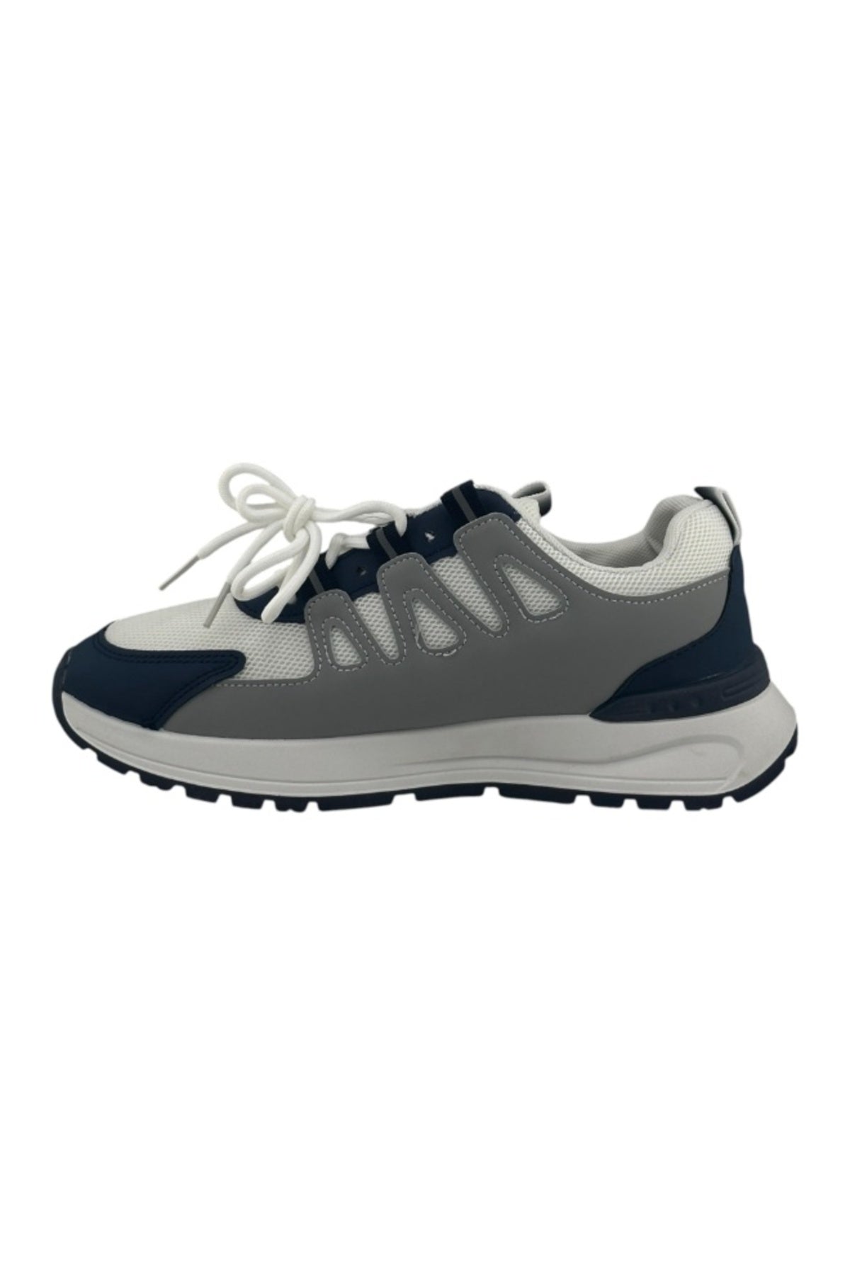 White / Navy Blue