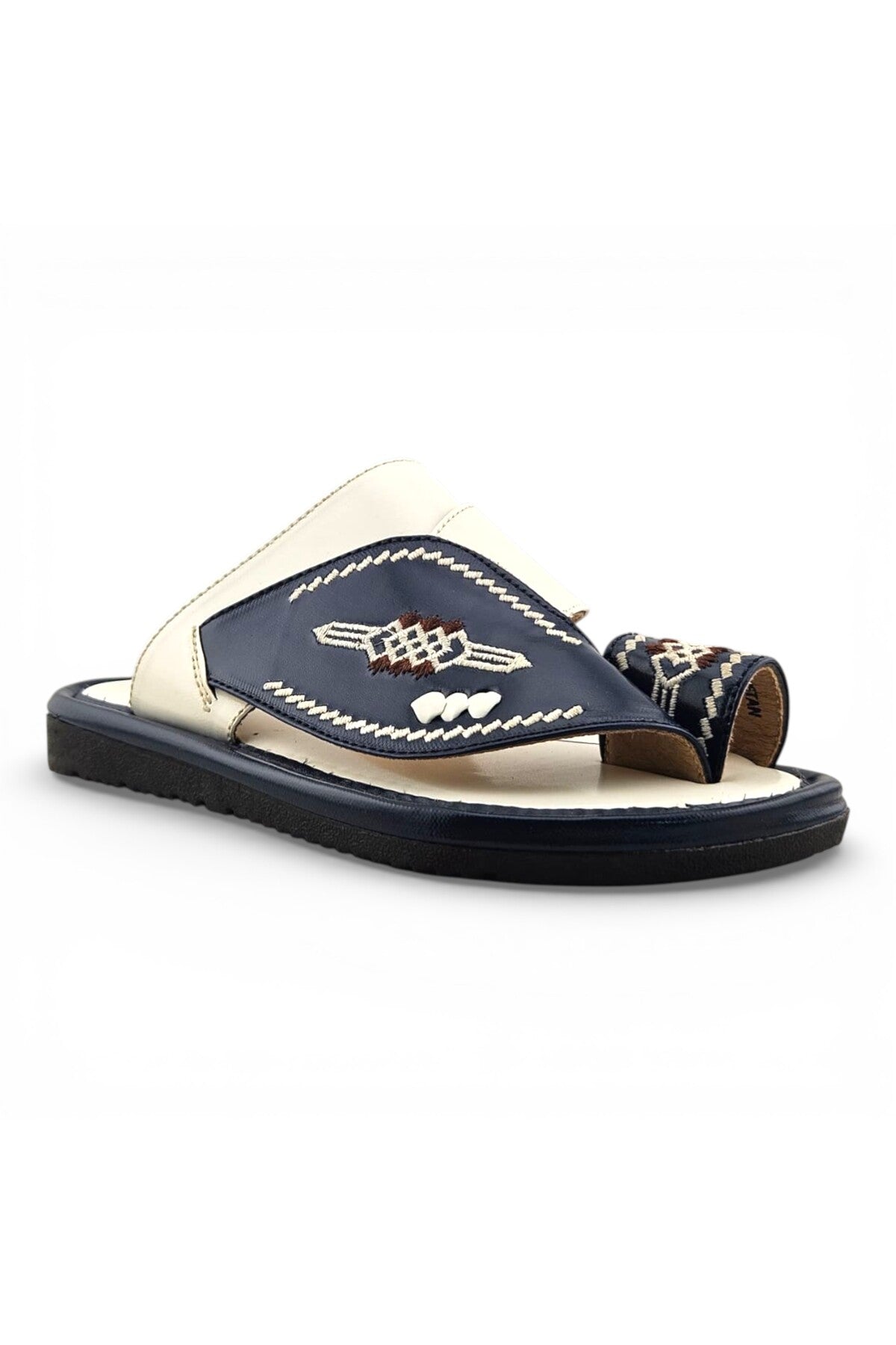 White / Navy Blue