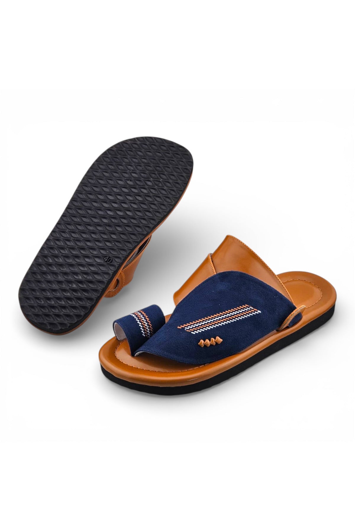 Navy Blue / Beige