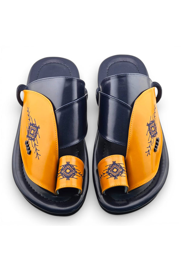 Yellow / Navy Blue