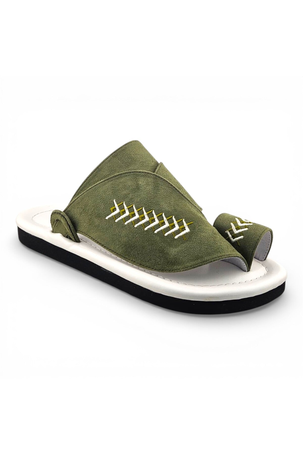 White / Olive Green الصورة الرئيسية