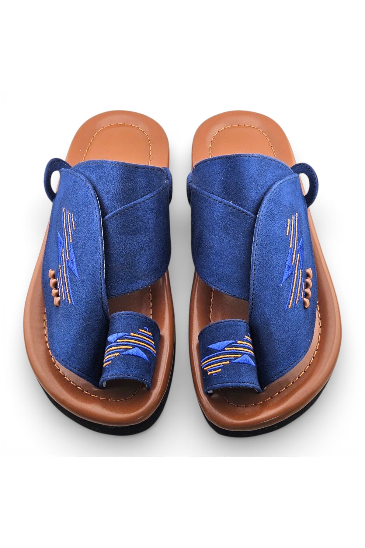 Beige / Navy Blue
