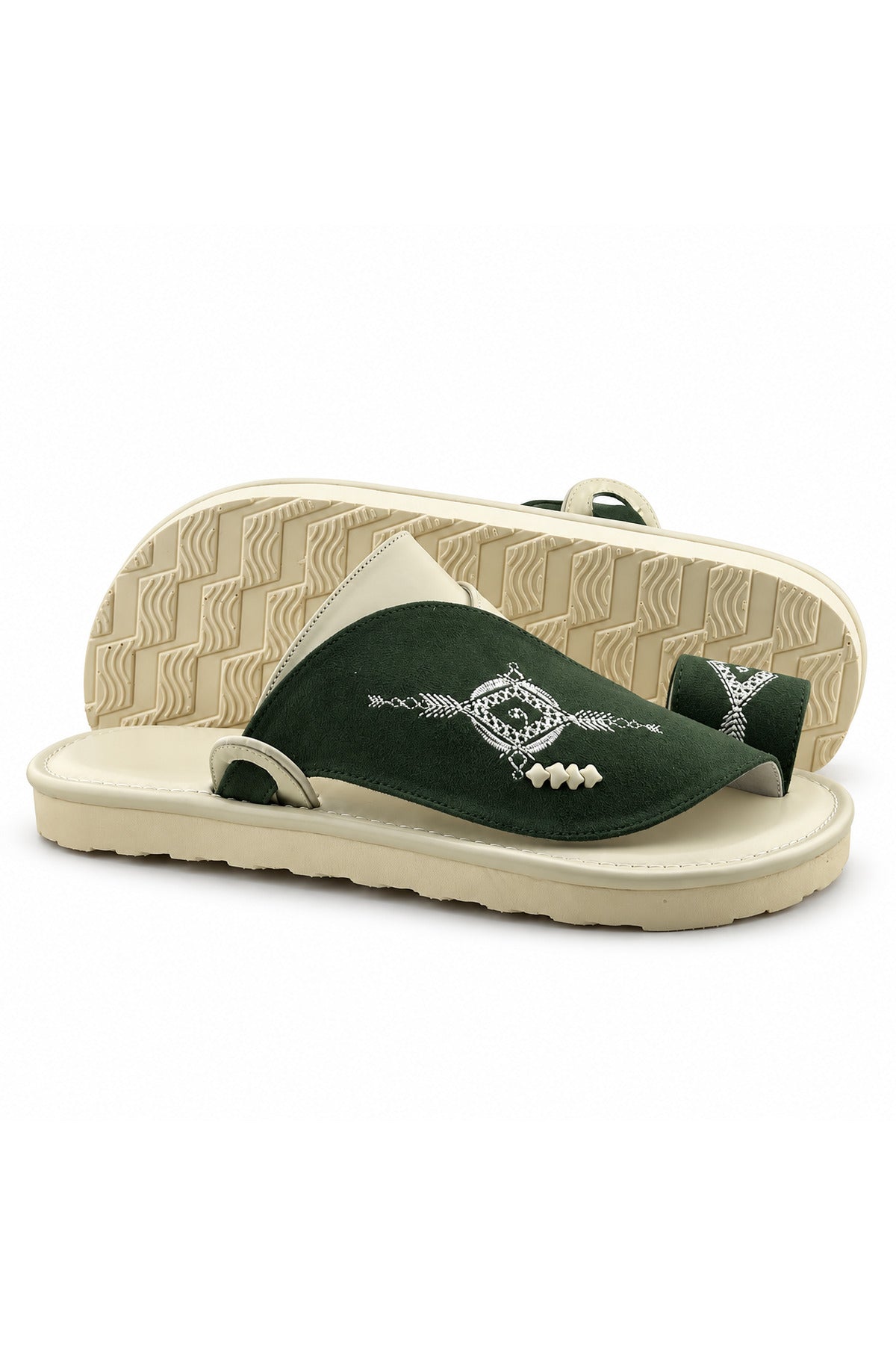 Olive Green / Cream