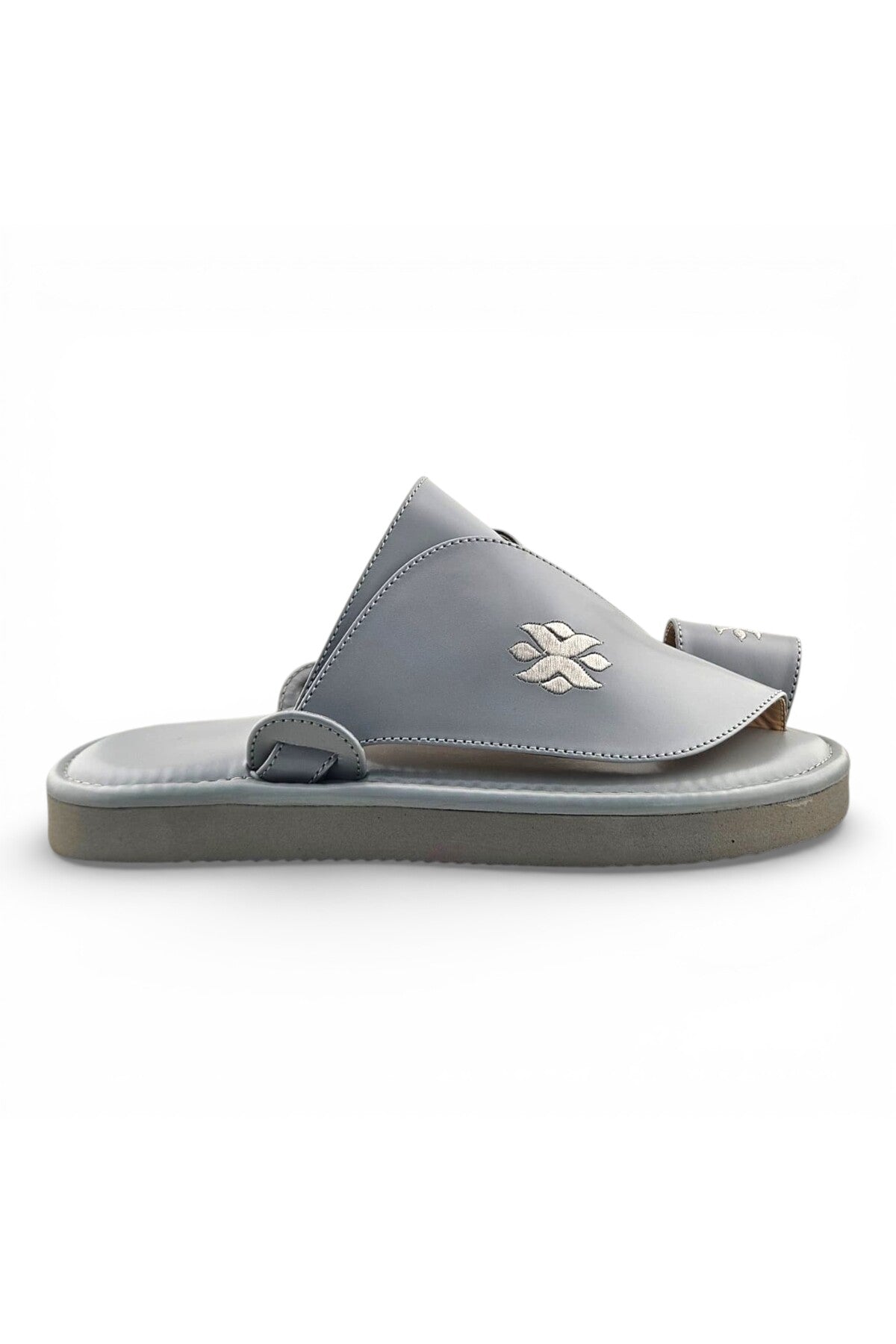 Footprint Embroidered Comfort Arabic Sandals for Men | WJH 1037 Secondary image