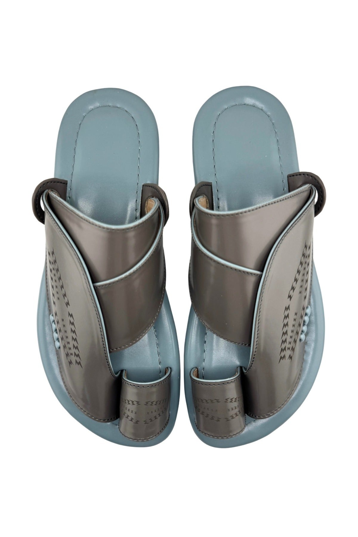 Grey / Light Sky Blue