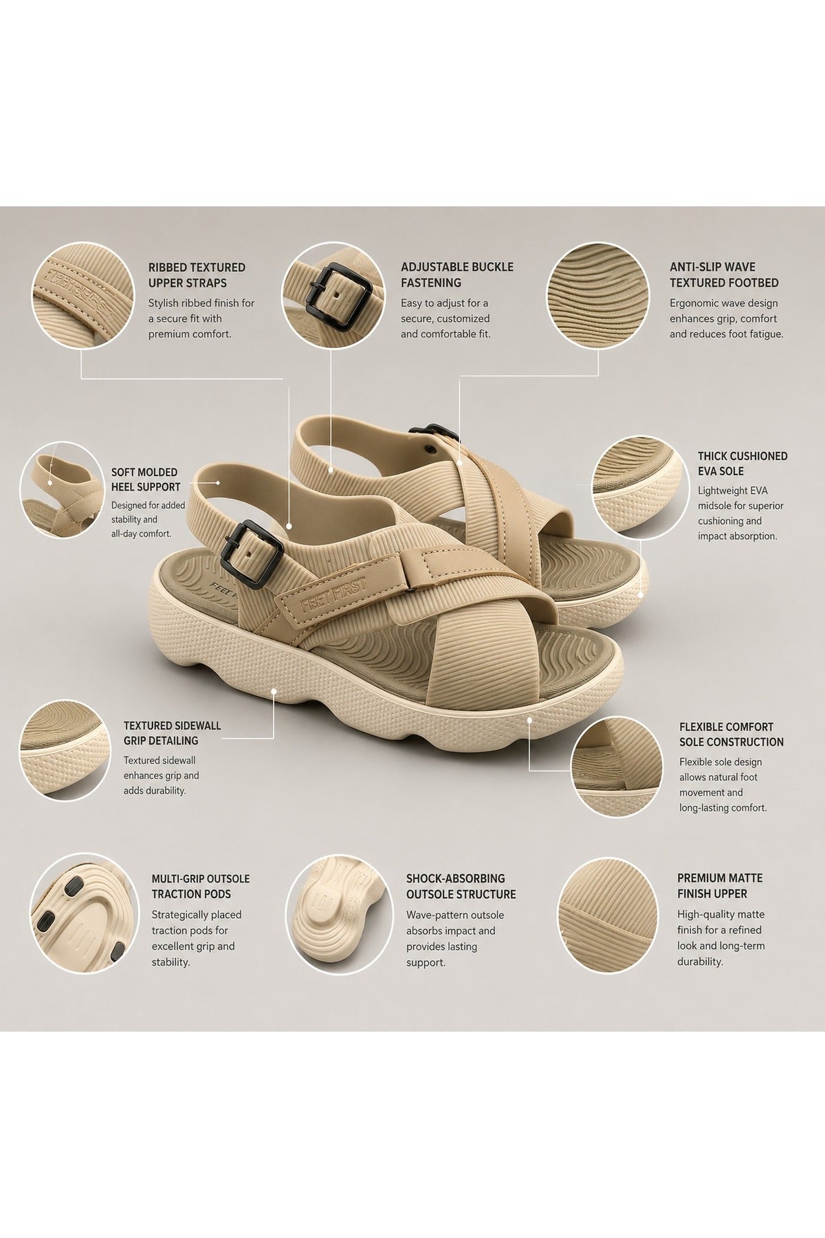 Feet First Everyday Comfort Women's Sandals | 86-760-13 Secondary image
