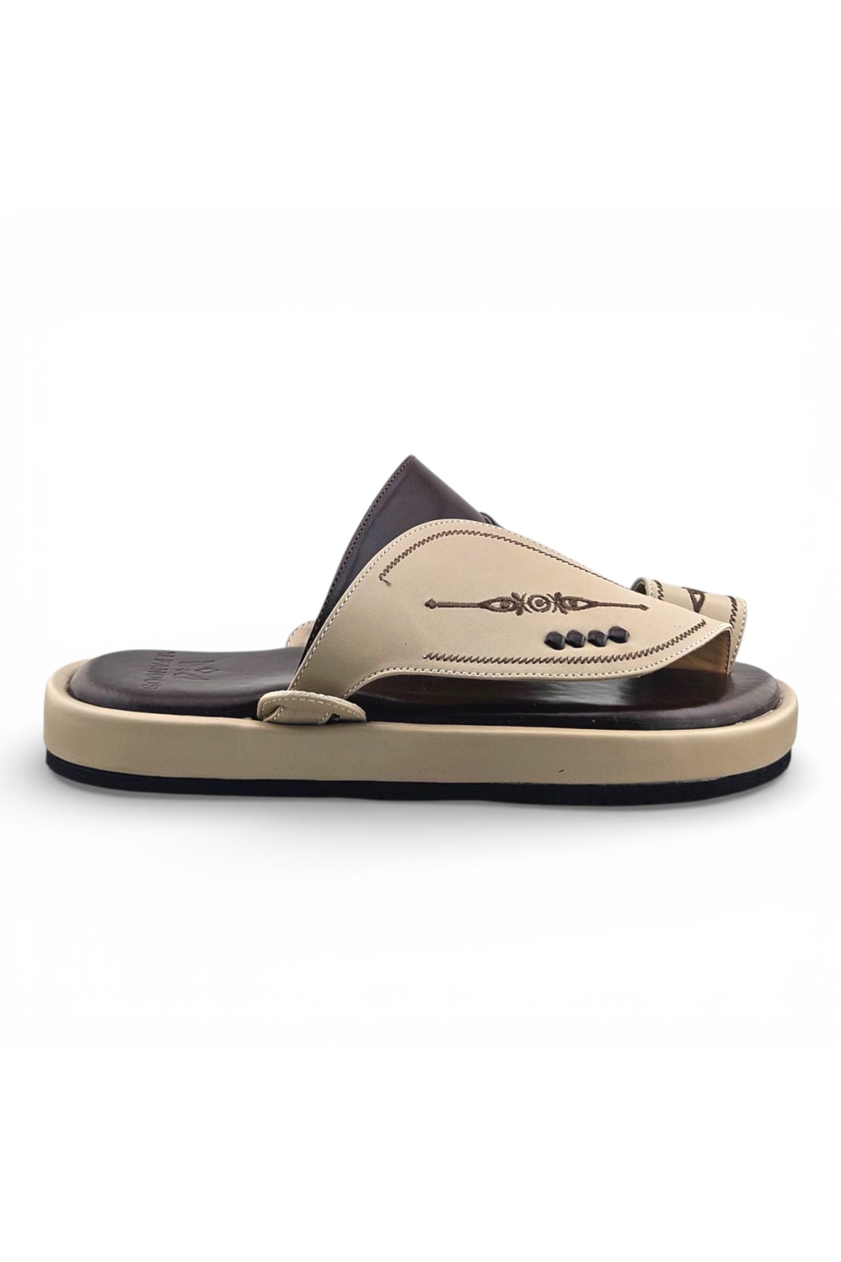 Al Fanoos Traditional Comfort Arabic Sandals for Men | 9001 Secondary image