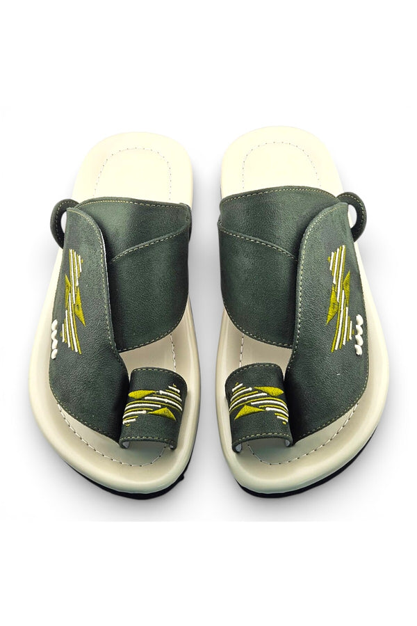 Olive Green / Cream
