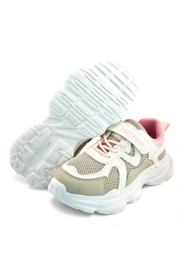 Light Khaki / Beige / Pink