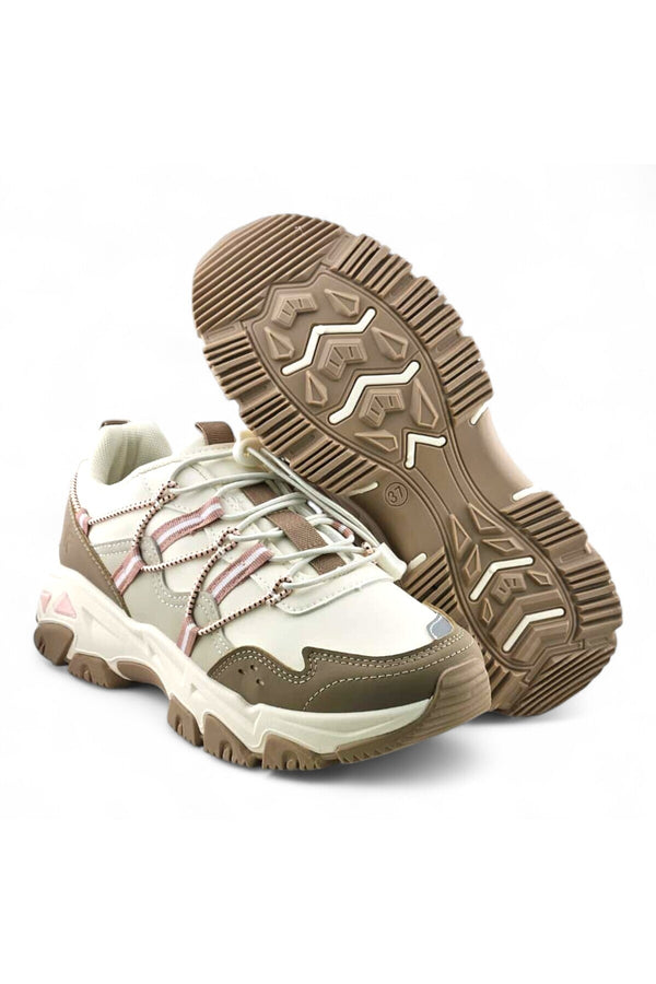 Beige / Purple