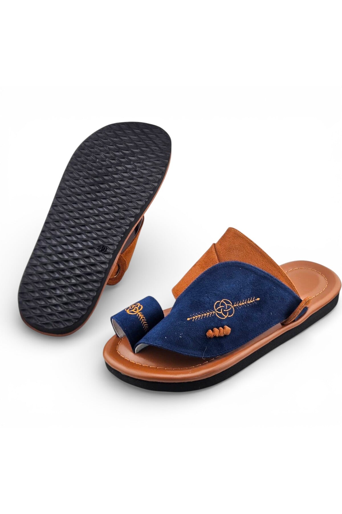 Dark Mustard / Navy Blue