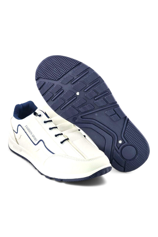 White / Dark Blue