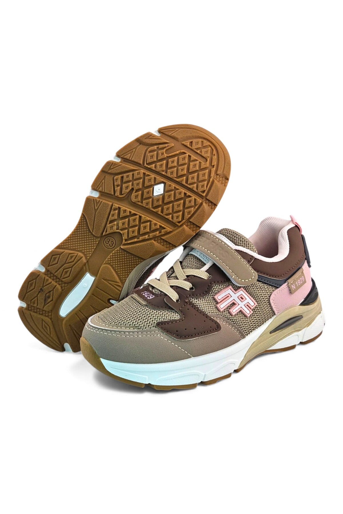 Khaki / Pink