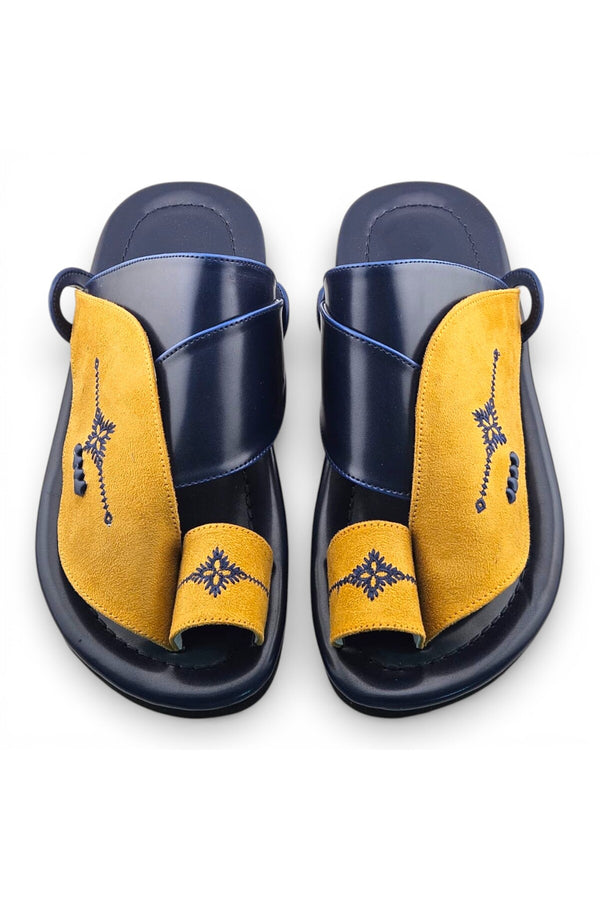 Yellow / Navy Blue