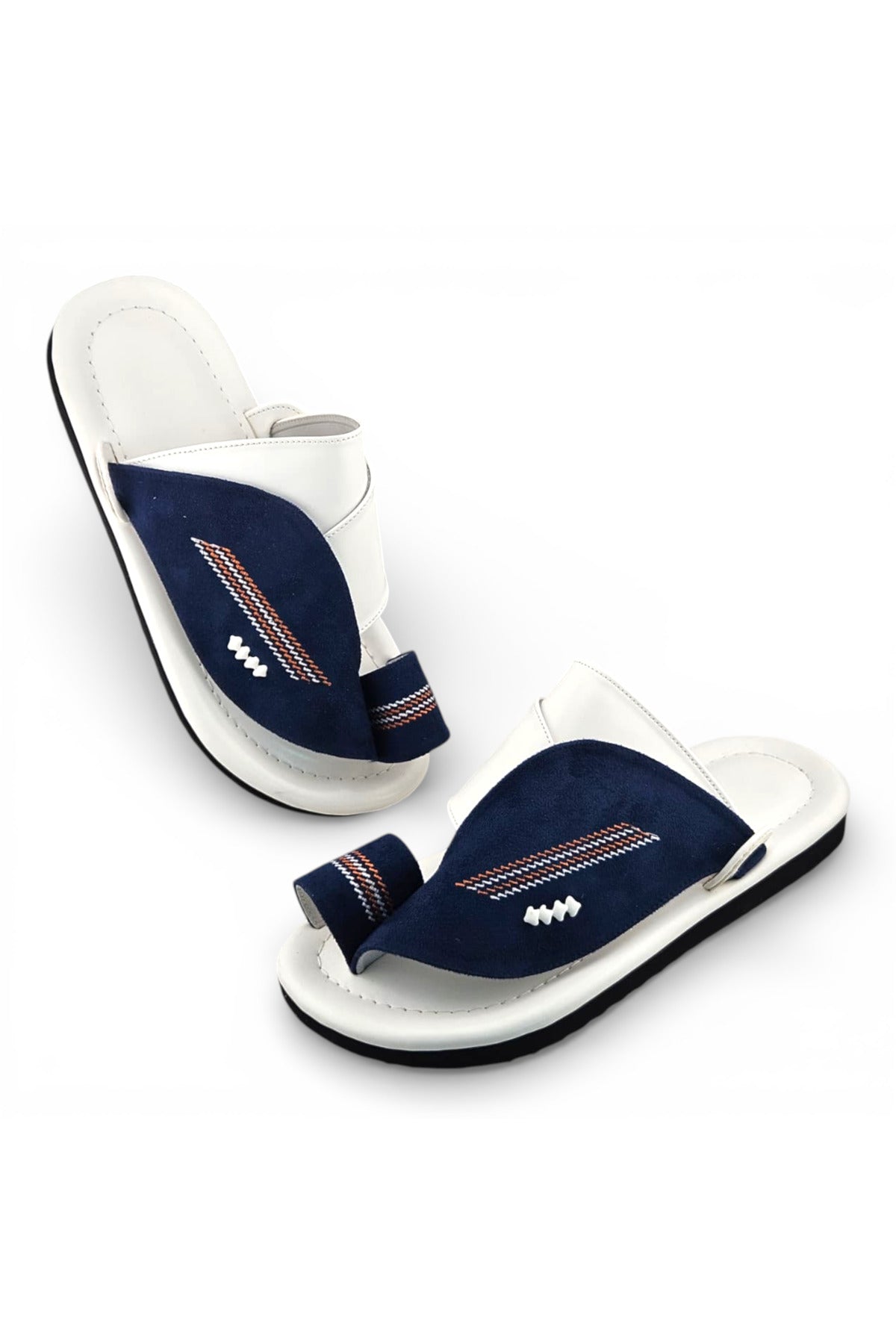 Navy Blue / White