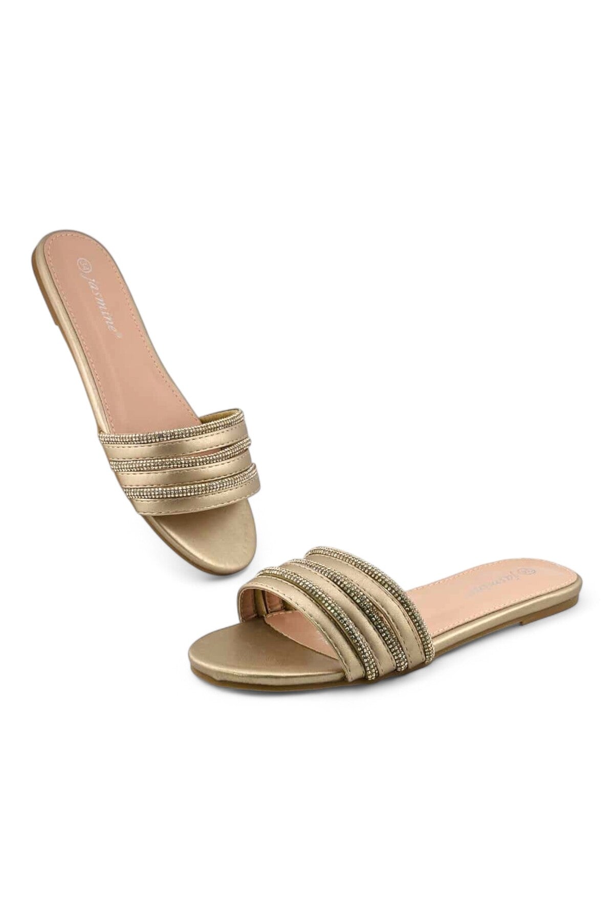 Jasmine Open-Toe Embellished Kids Sandals | 55-1 Secondary image