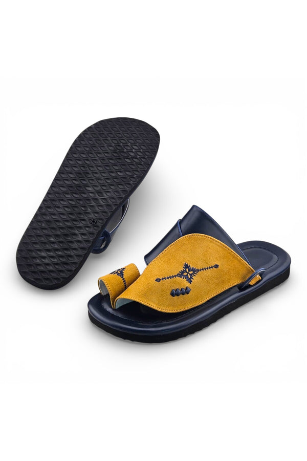Yellow / Navy Blue