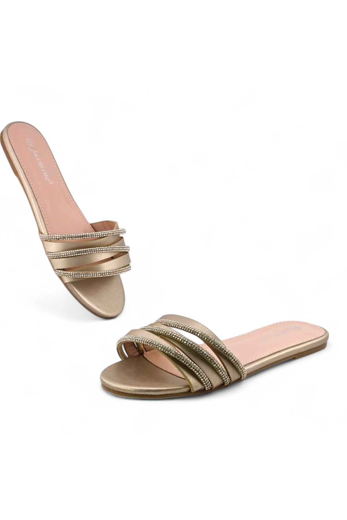 Jasmine Open-Toe Embellished Kids Sandals | 55-2 Secondary image