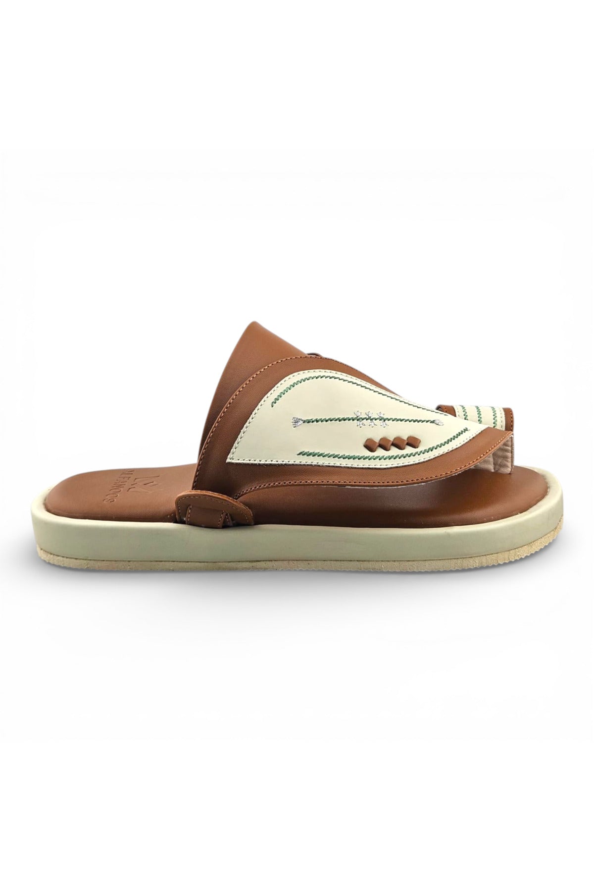 Al Fanoos Traditional Comfort Arabic Sandals for Men | 9002 Secondary image