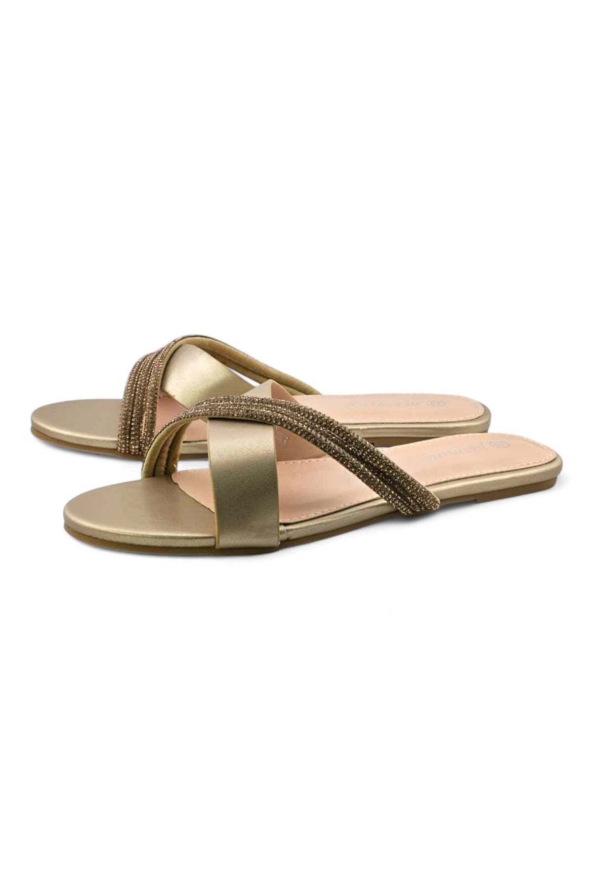 Jasmine Open-Toe Embellished Kids Sandals | 55-3 Secondary image