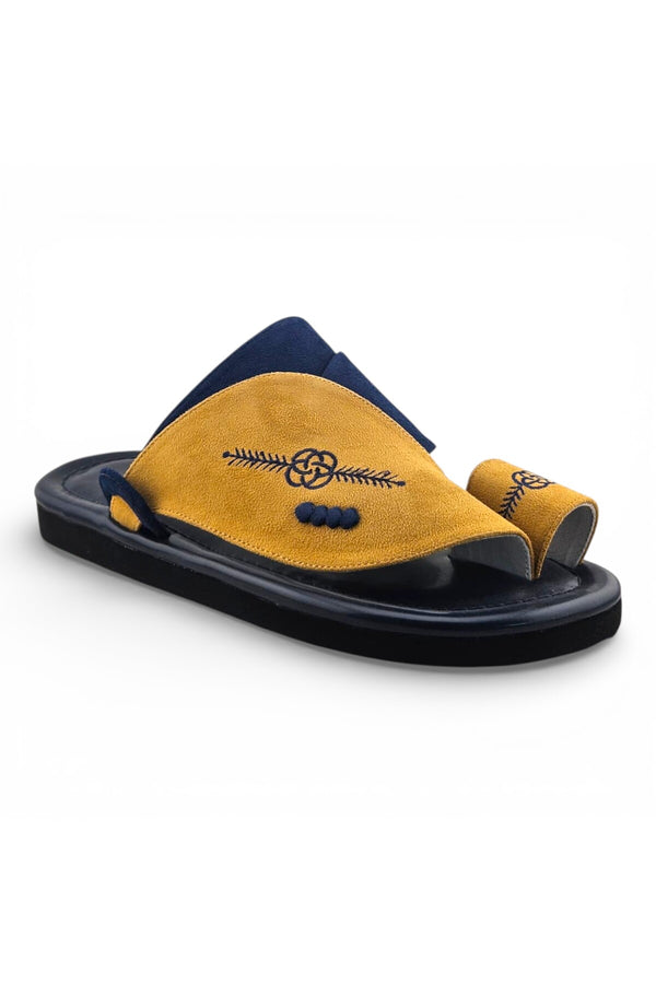 Yellow / Navy Blue