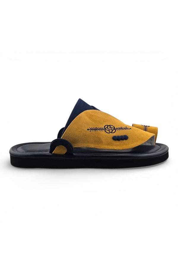 Yellow / Navy Blue