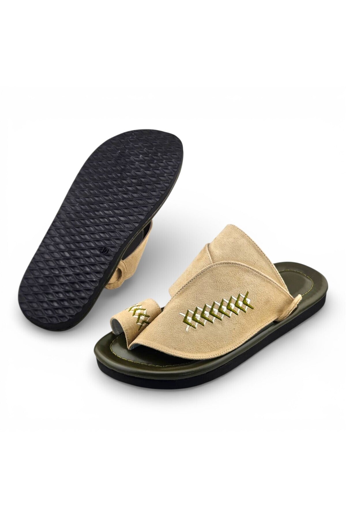Olive Green / Cream