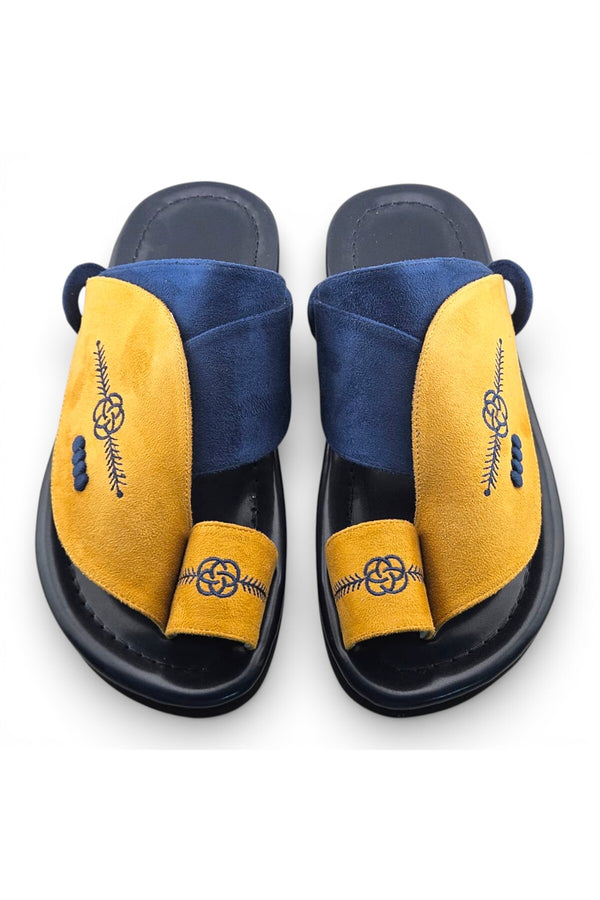 Yellow / Navy Blue