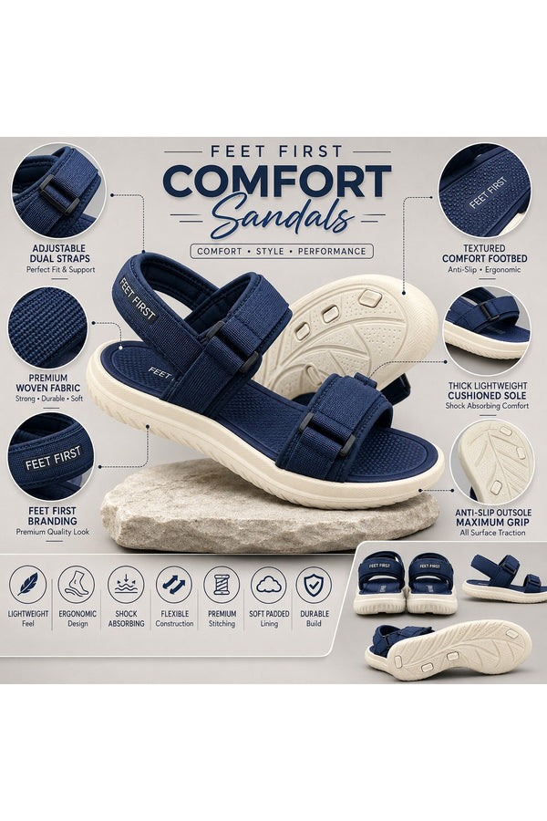 Beige / Navy Blue