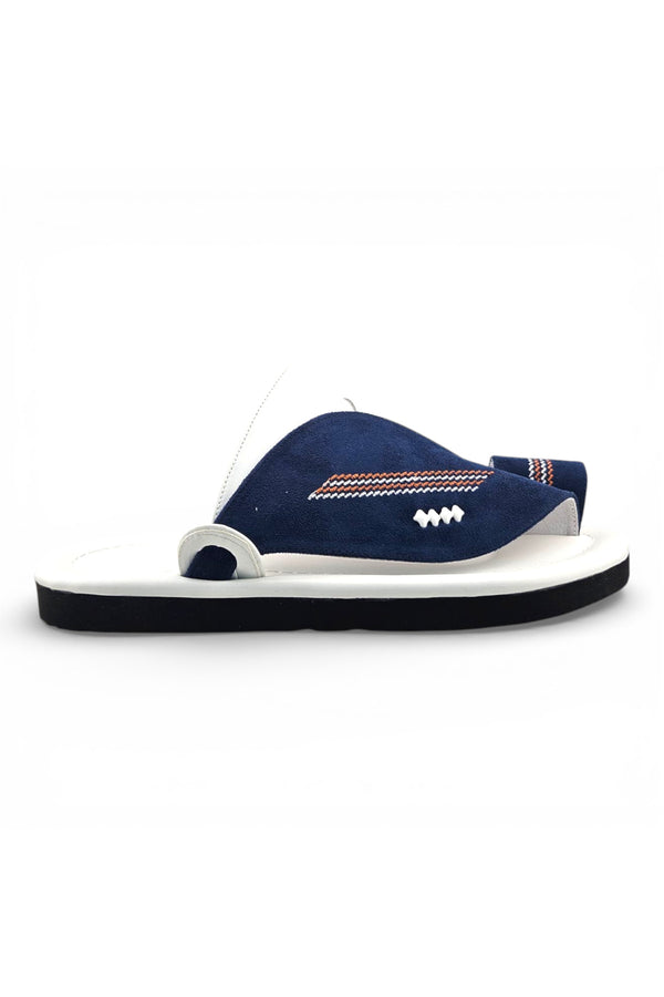 Navy Blue / White