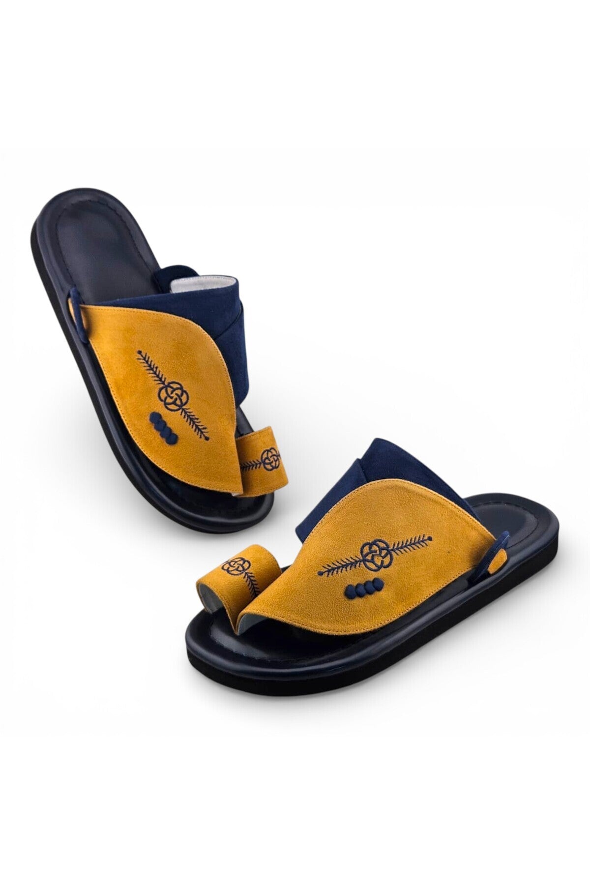 Yellow / Navy Blue