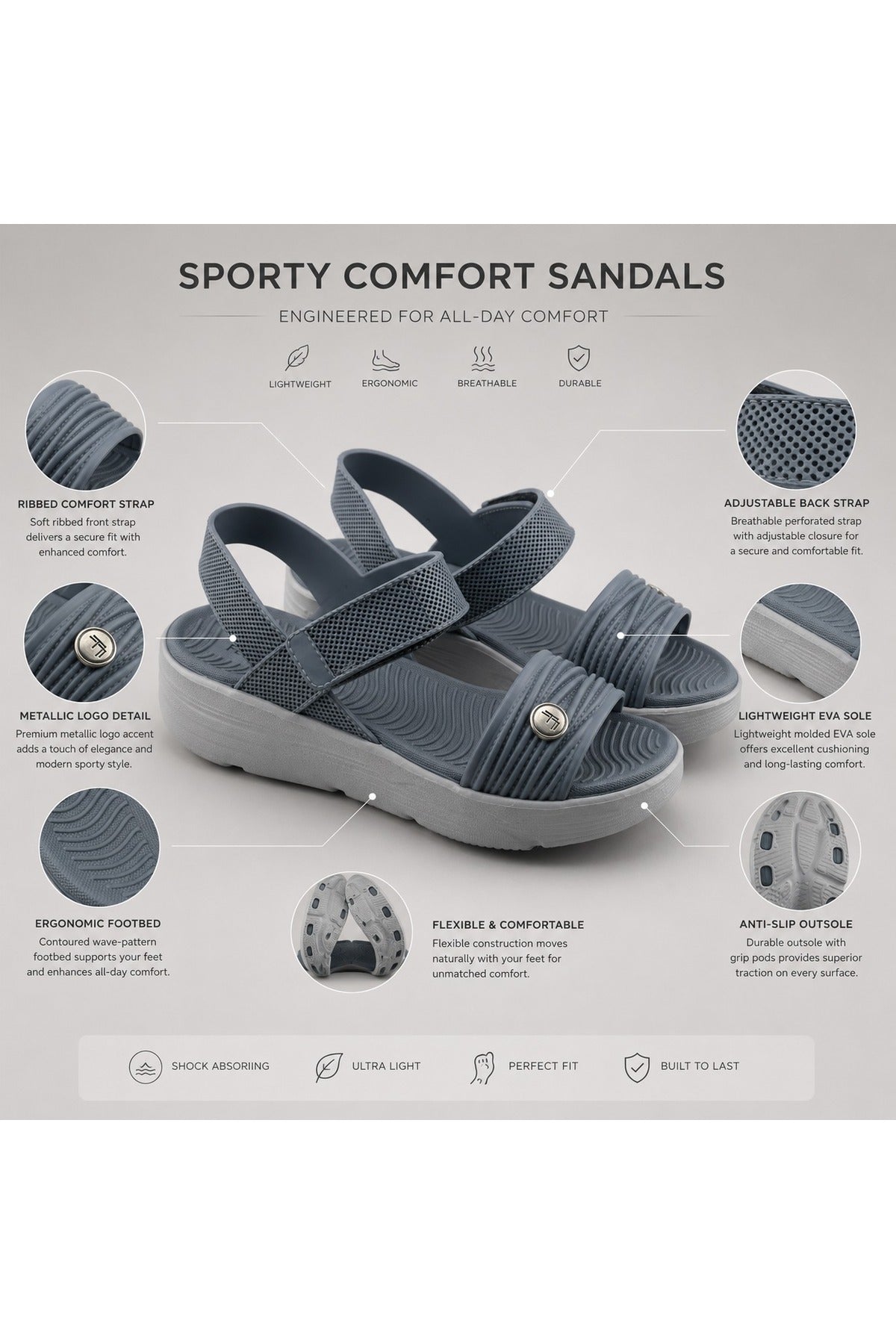 Feet First Everyday Comfort Women's Sandals | 86-760-19 Secondary image