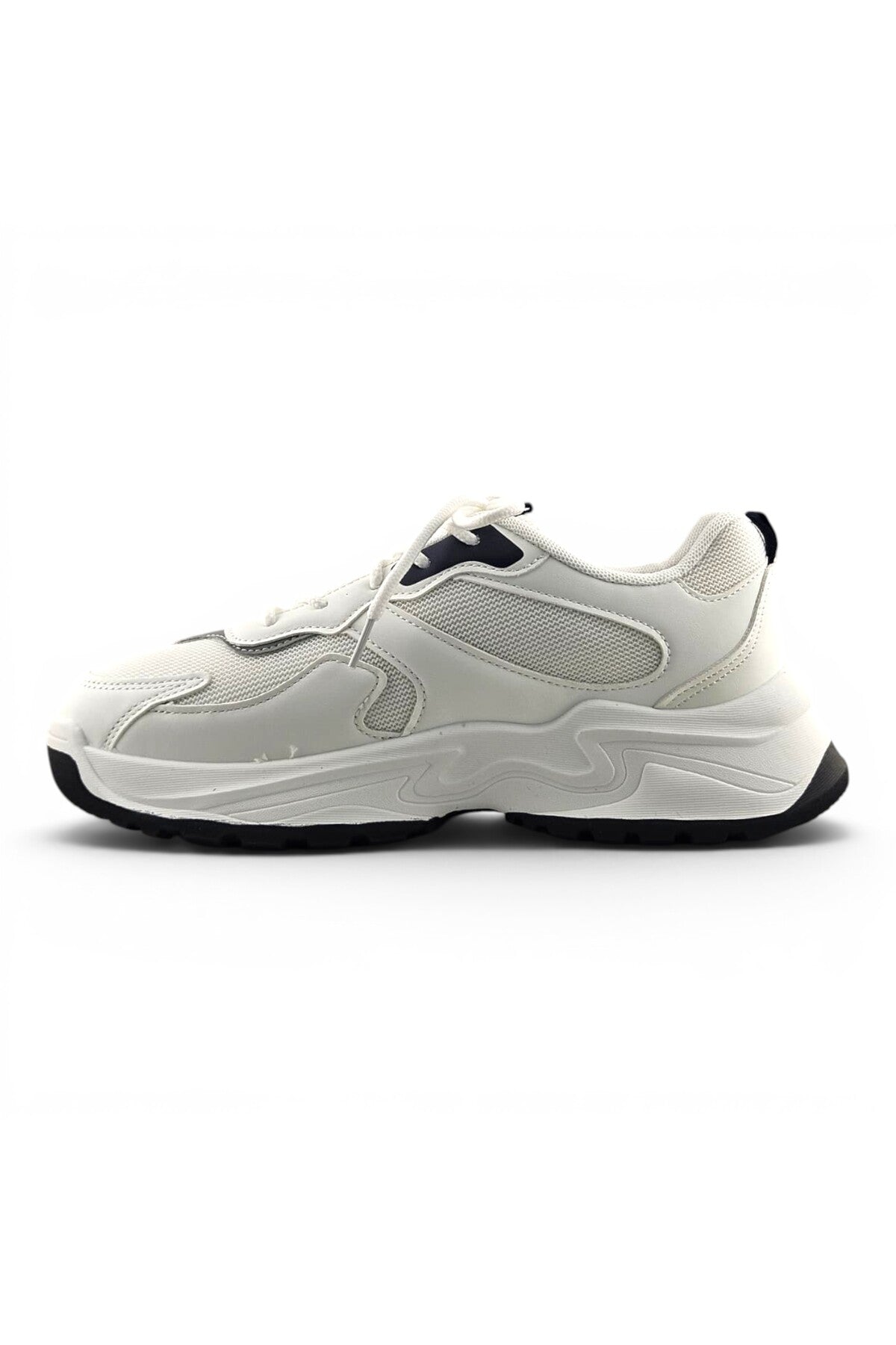 White / Navy Blue
