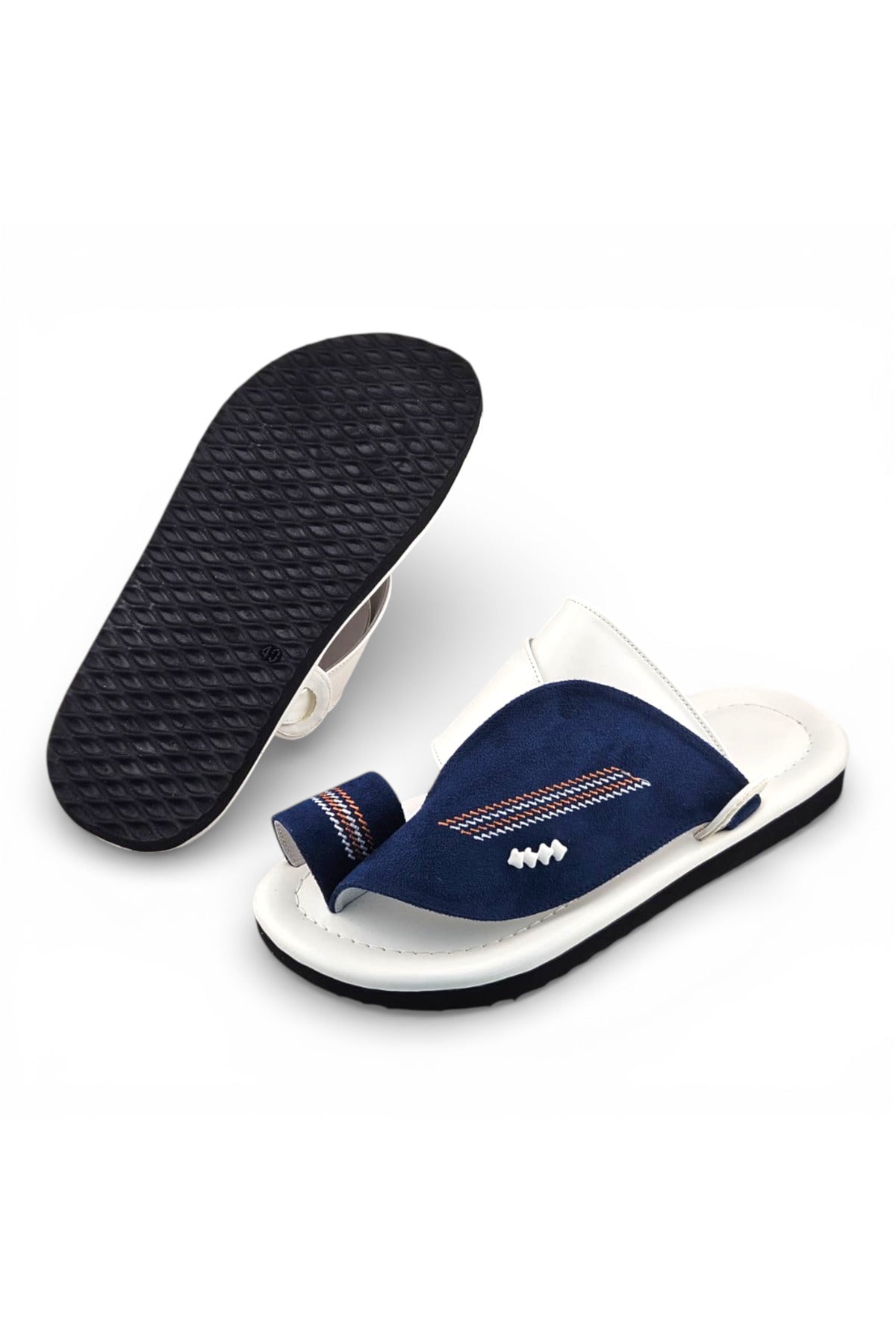 Navy Blue / White
