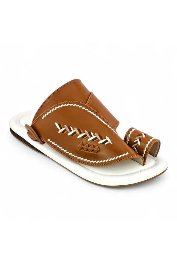 Beige / White