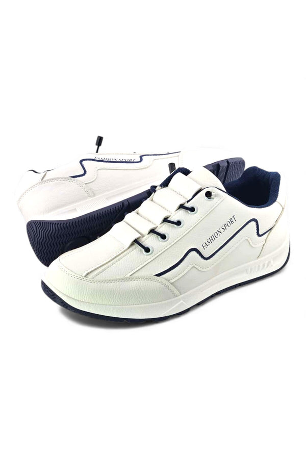 White / Dark Blue