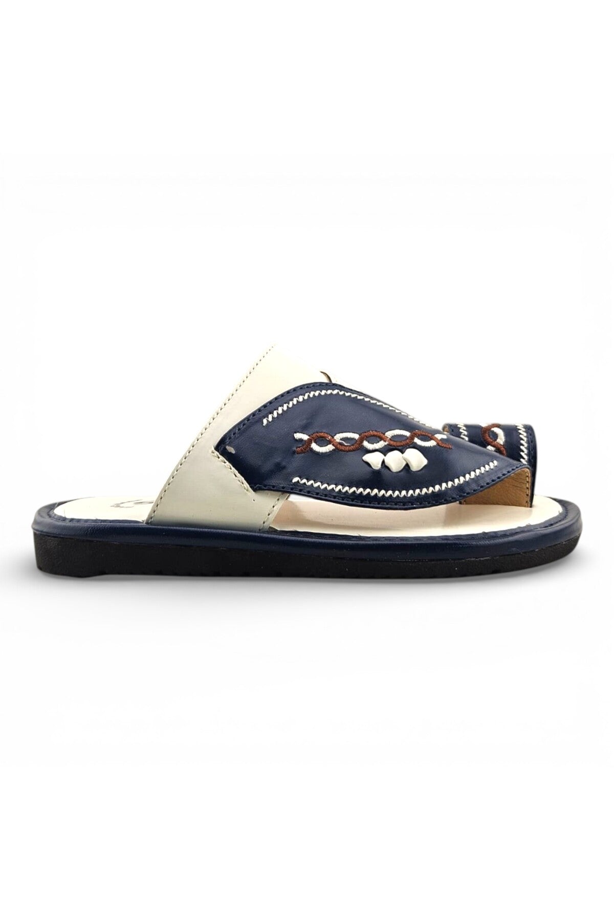 White / Navy Blue