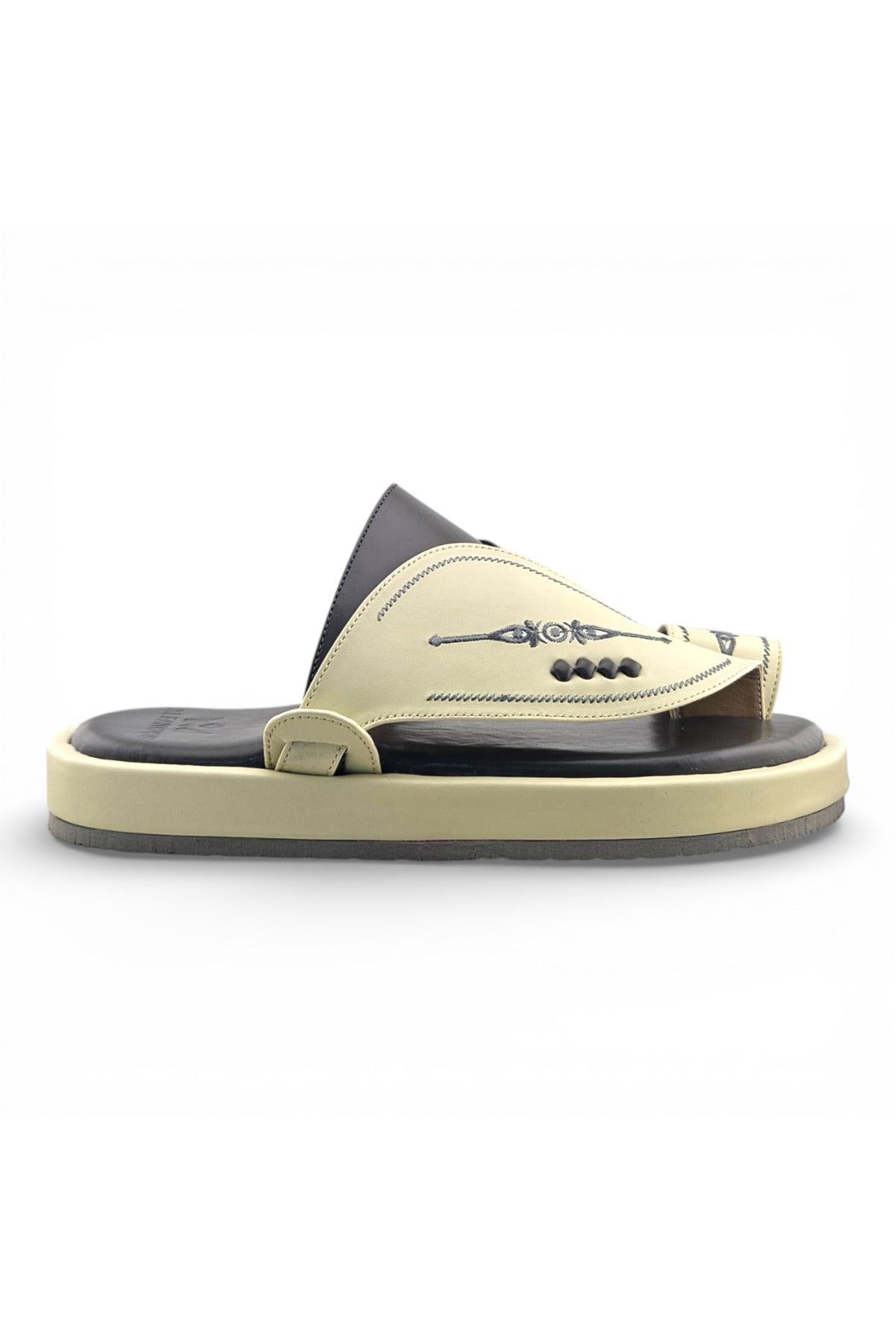 Al Fanoos Traditional Comfort Arabic Sandals for Men | 9001 Secondary image