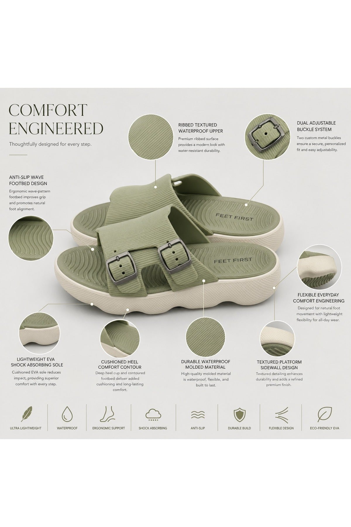 Feet First Everyday Comfort Women's Sandals | 86-750-11 Secondary image